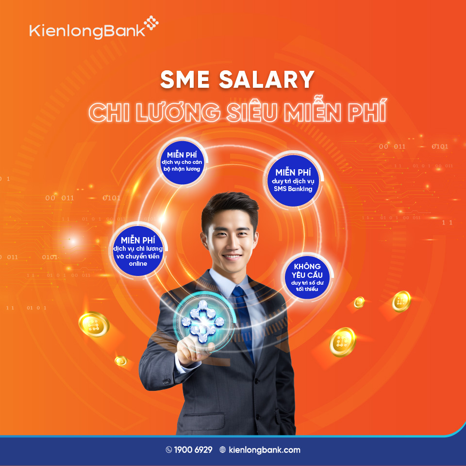KienlongBank miễn phí cho khách hàng mở tài khoản chi lương