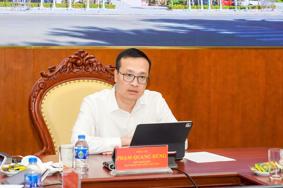 Phó Thống đốc Phạm Quang Dũng phát biểu tại Hội nghị