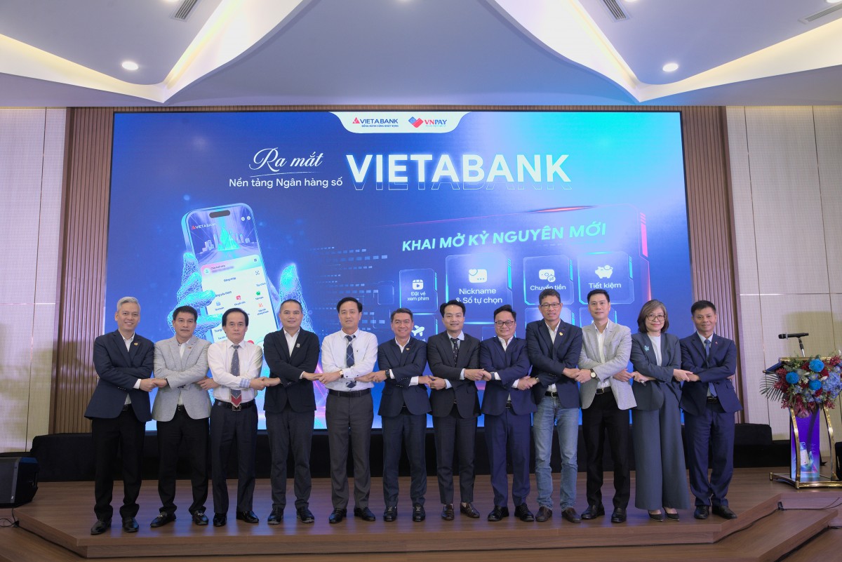 Sự kiện ra mắt nền tảng ngân hàng số VIETABANK đánh dấu bước chuyển mới trong công nghệ của thương hiệu.