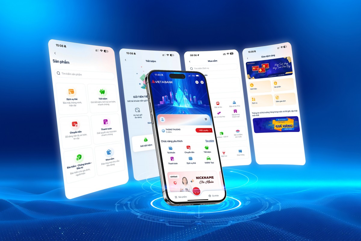 Nền tảng ngân hàng số VIETABANK kỳ vọng đem đến trải nghiệm khác biệt cho khách hàng.