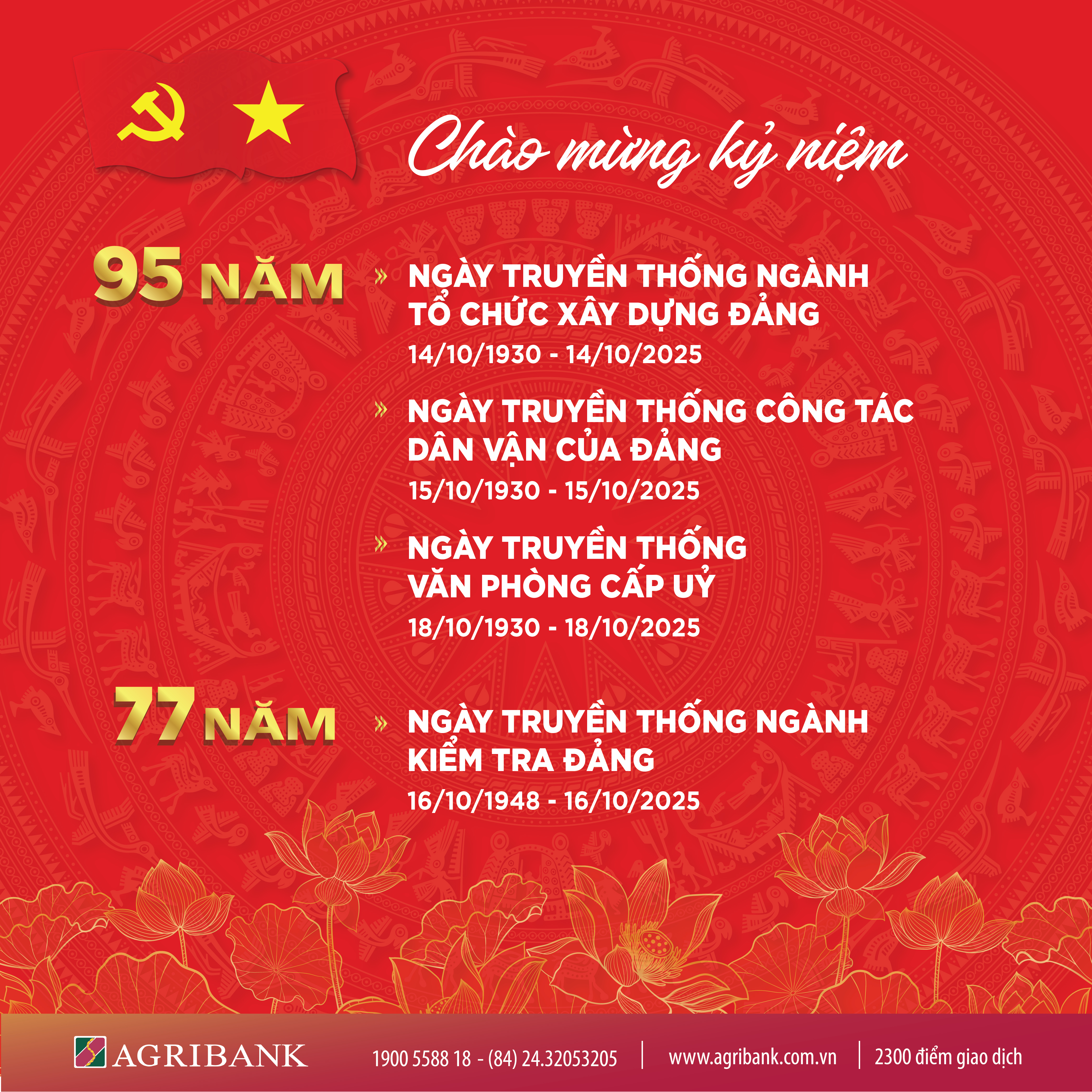 Đảng ủy Agribank hướng tới kỷ niệm ngày truyền thống của các Ban xây dựng Đảng và Văn phòng cấp ủy