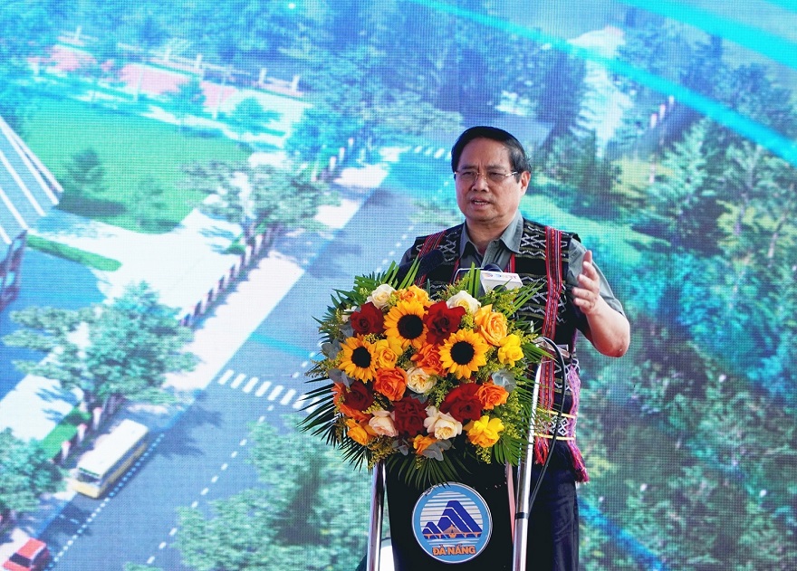 Thủ tướng chính phủ Phạm Minh Chính phát biểu chỉ đạo tại buổi lễ
