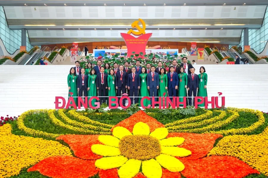 Đoàn đại biểu Đảng bộ Vietcombank tham dự Đại hội Đảng bộ Chính phủ lần thứ I, nhiệm kỳ 2025 - 2030