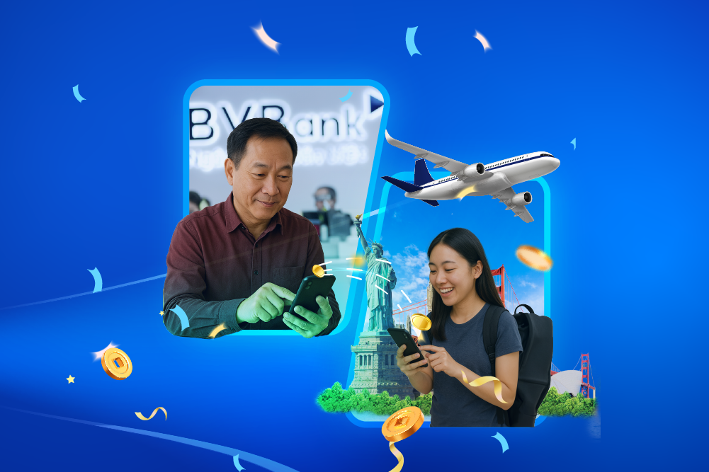 Đến BVBank chuyển tiền du học không mất phí – cơ hội trúng quà như ý