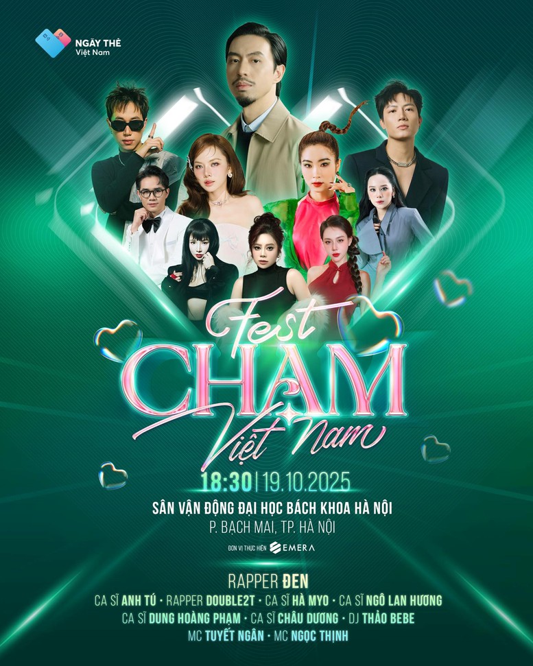 Đêm nhạc "Chạm Việt Nam" với nhiều nghệ sĩ được yêu thích