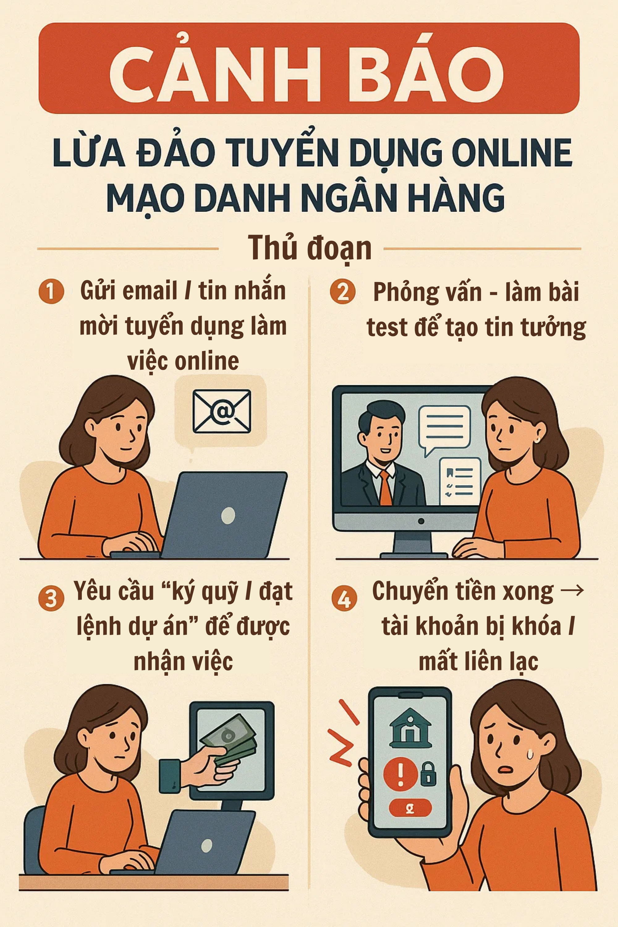 Công an Hà Nội cảnh báo khẩn liên quan đến các ngân hàng