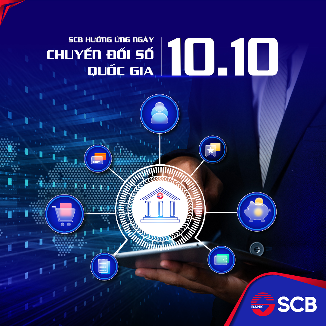 SCB hưởng ứng ngày chuyển đổi số Quốc gia 10/10