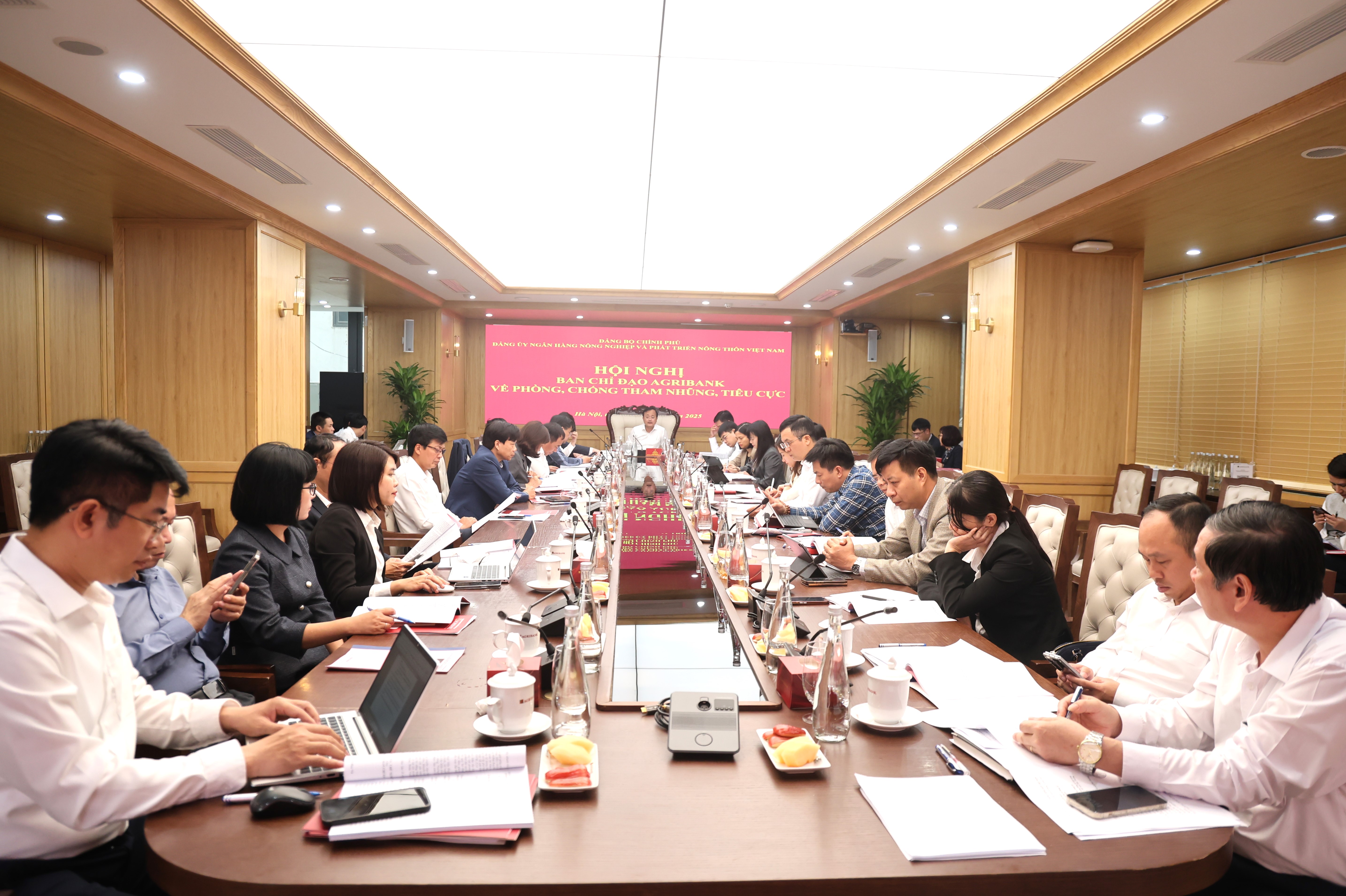 Đảng ủy Agribank triển khai Hội nghị Ban chỉ đạo Agribank về phòng chống tham nhũng, lãng phí, tiêu cực