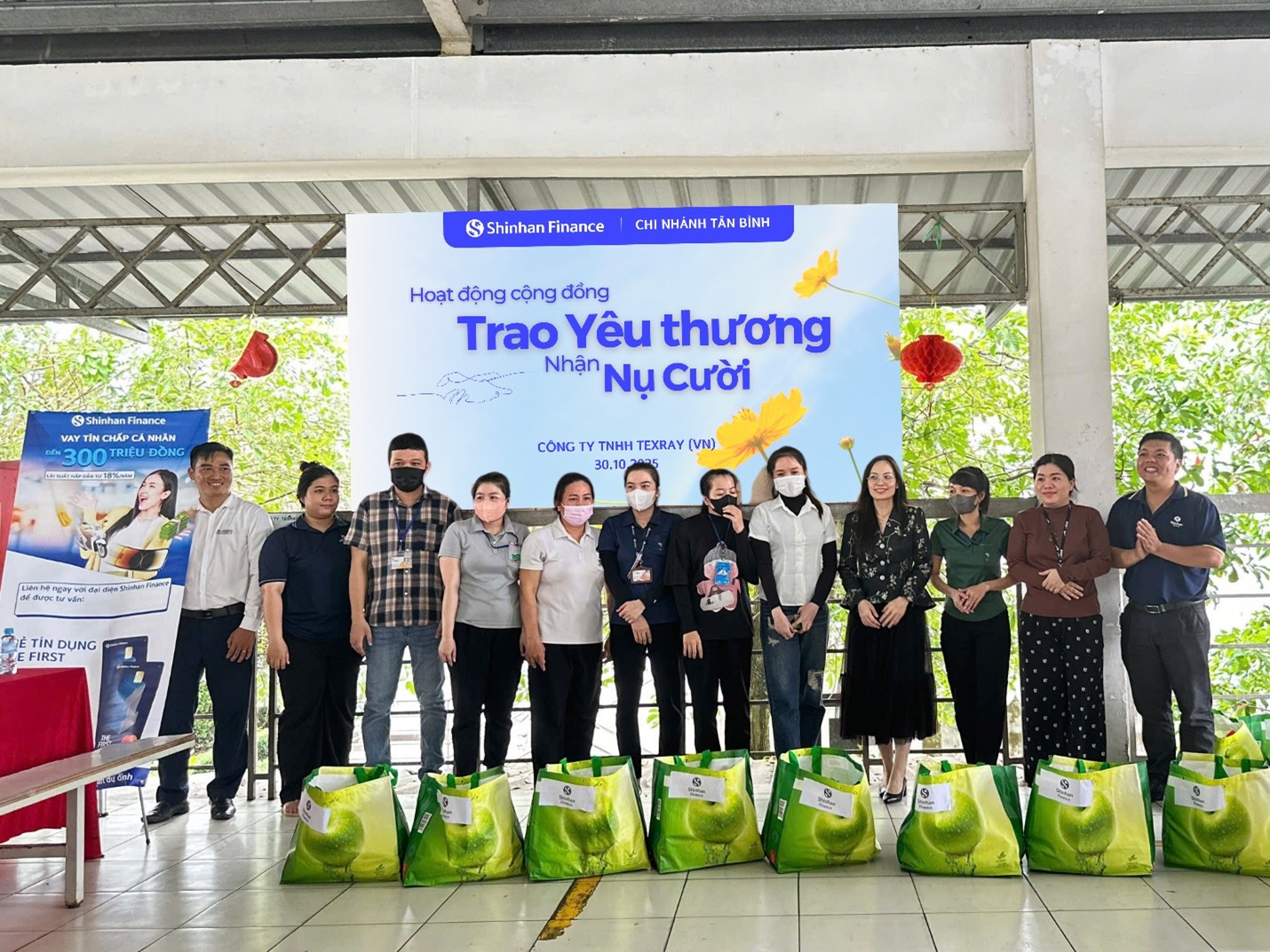 Shinhan Finance lan tỏa yêu thương đến người lao động tại Công ty Texray Việt Nam (Tây Ninh)