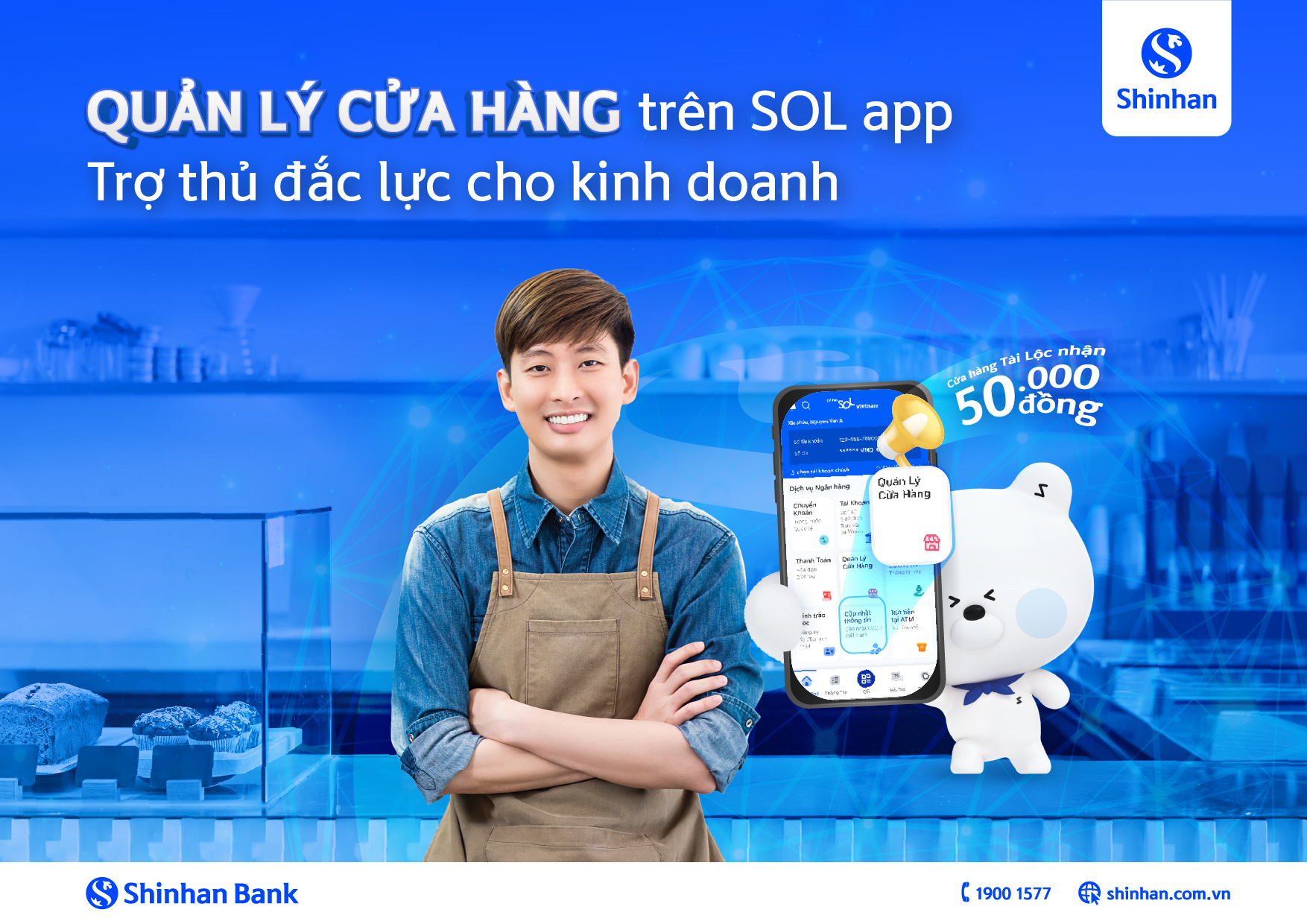 Ngân hàng Shinhan ra mắt tiện ích Quản lý Cửa hàng trên ứng dụng SOL – Trợ thủ đắc lực cho hộ kinh doanh và doanh nghiệp tư nhân
