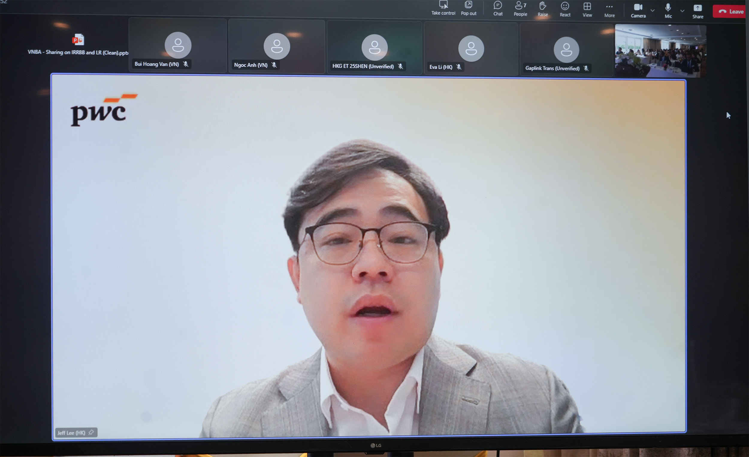 Ông Jeff Lee - Phó Tổng Giám đốc PwC Hồng Kông 