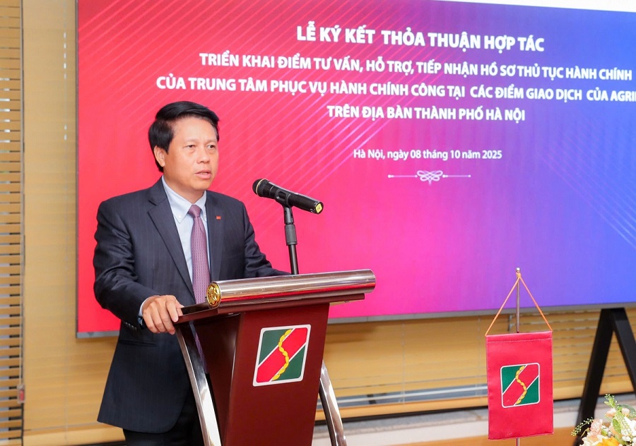Phó Thống đốc Phạm Tiến Dũng phát biểu tại Lễ ký kết