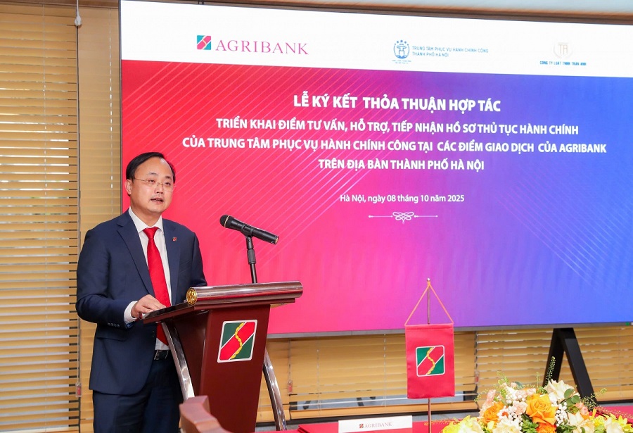 Agribank ký thoả thuận hợp tác, tiên phong đưa dịch vụ công đến gần người dân