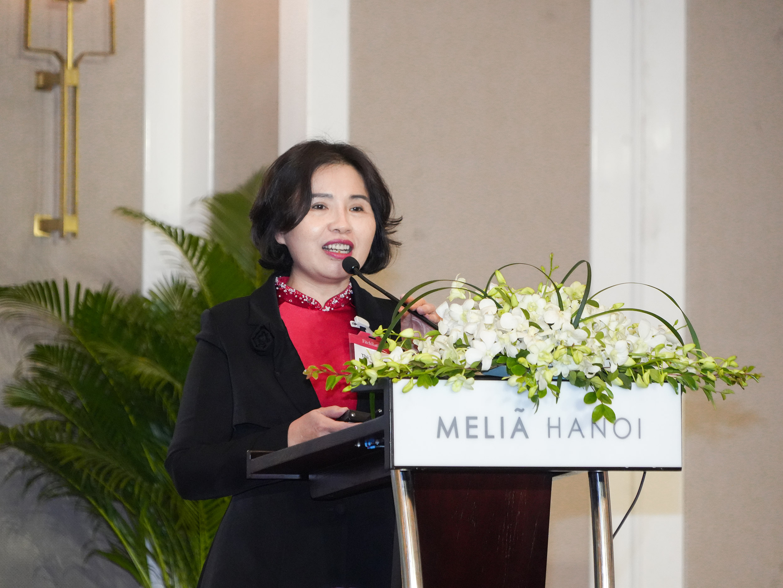 Bà Nguyễn Thị Thu Hà, Phó Trưởng Ban Chỉ đạo ESG, Giám đốc Học viện Đào tạo Agribank