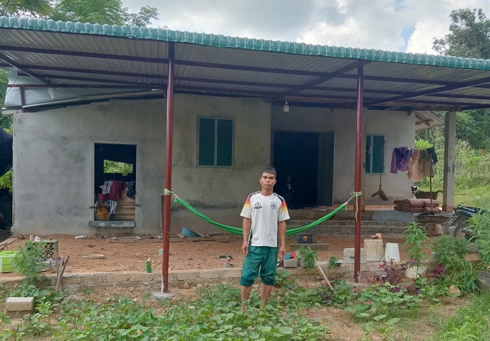 Nguồn vốn hỗ trợ của Công đoàn BIDV đã đến từng nhà dân