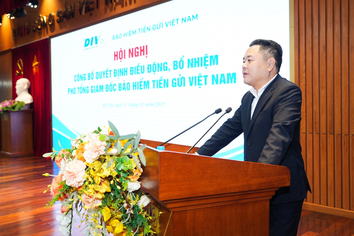 Phó Thống đốc NHNN Nguyễn Ngọc Cảnh phát biểu tại Hội nghị