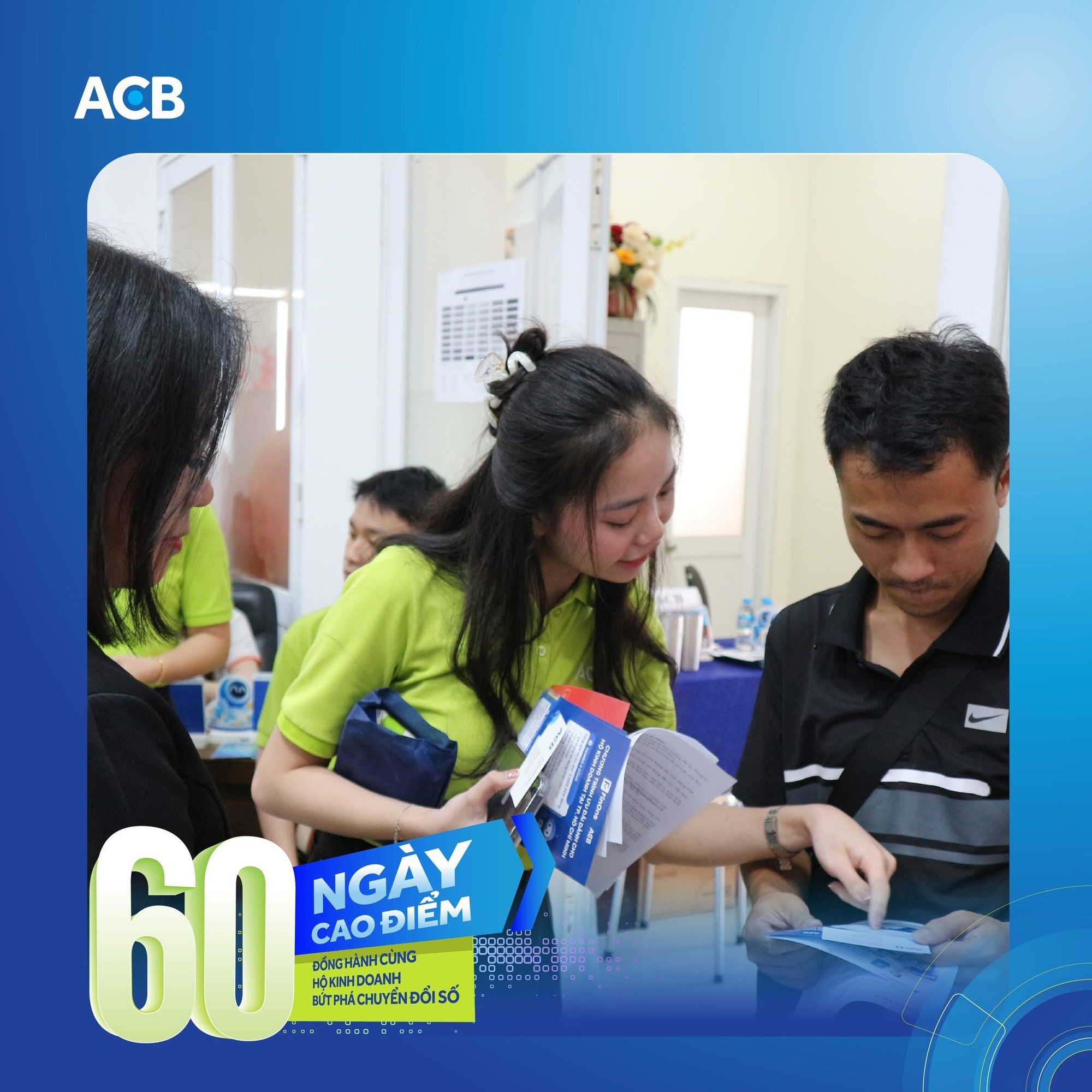 ACB: Xuống từng cơ sở, hỗ trợ hộ kinh doanh 60 ngày cao điểm chuyển đổi từ thuế khoán sang kê khai