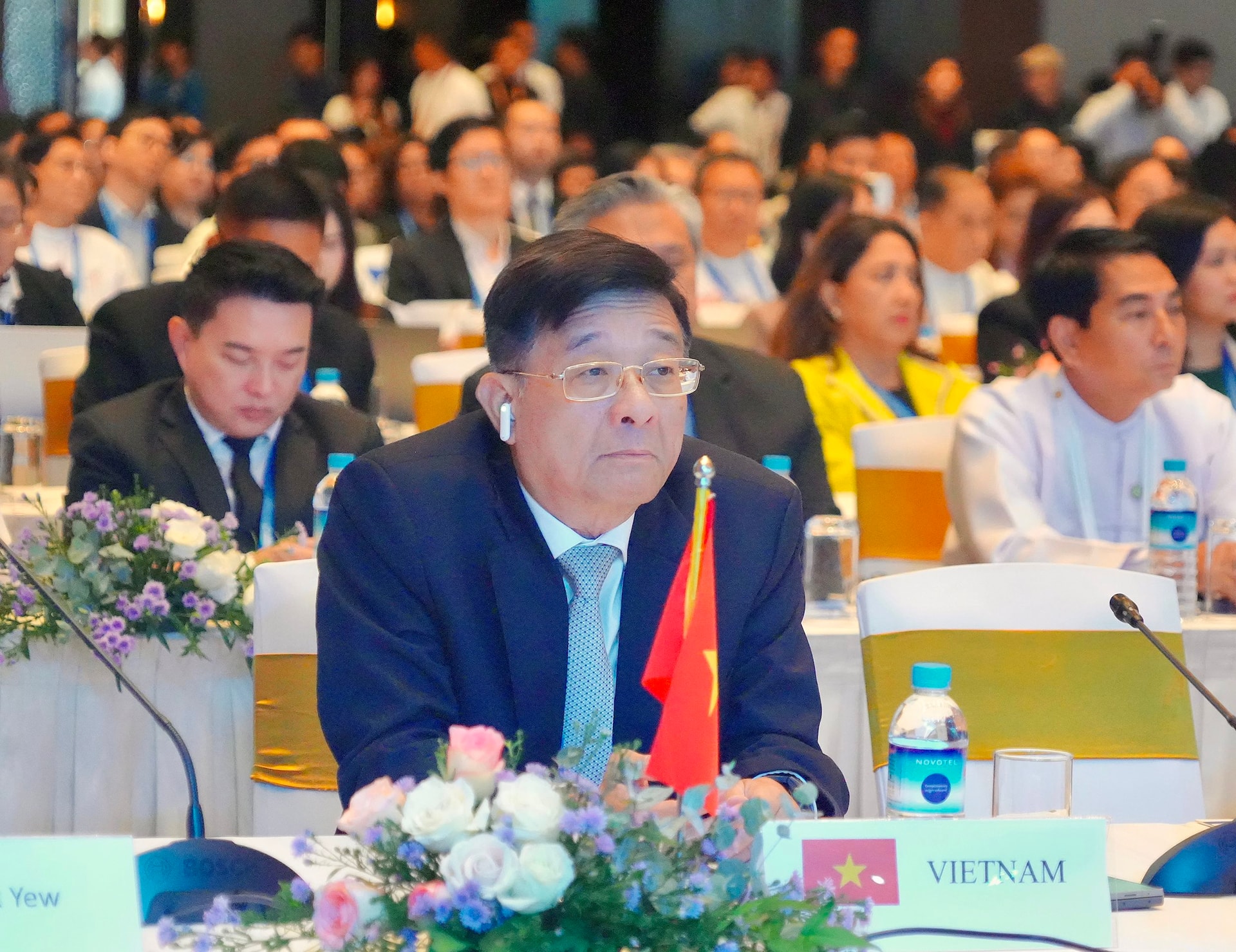 TS. Nguyễn Quốc Hùng - Phó Chủ tịch kiêm Tổng Thư ký Hiệp hội Ngân hàng Việt Nam tại hội nghị