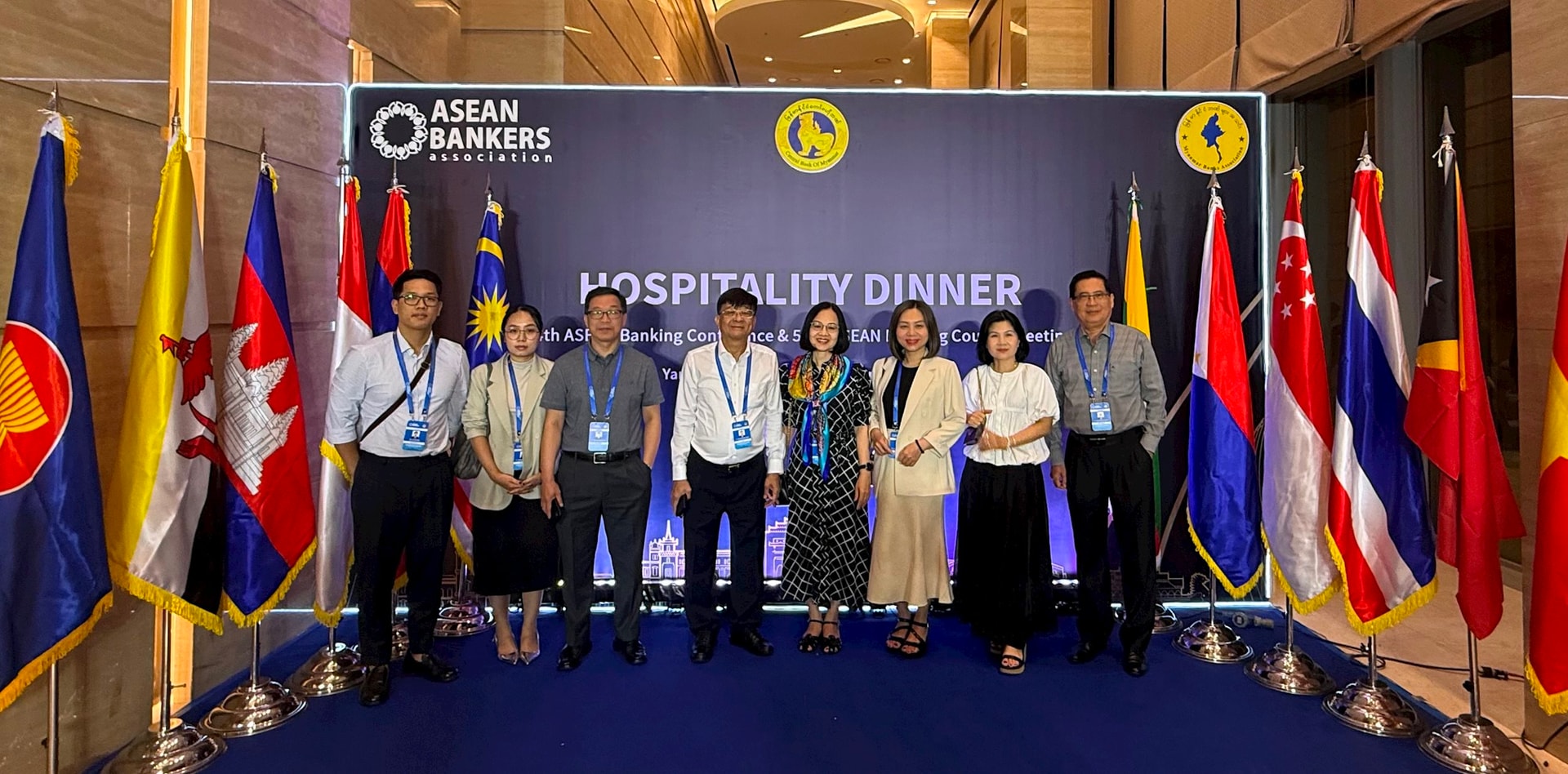 Tham dự tiệc chiêu đãi do Ngân hàng Trung ương Myanmar tổ chức