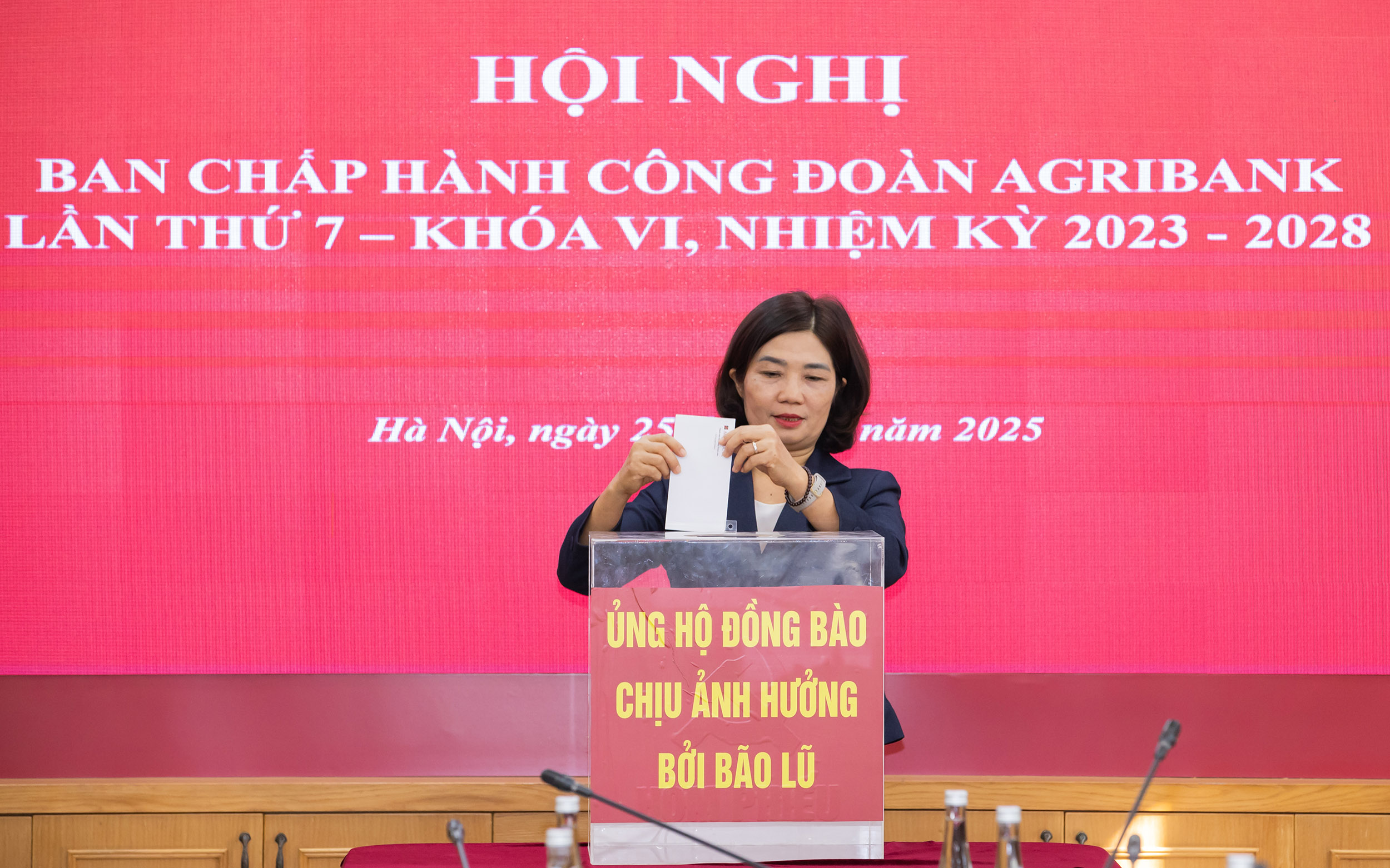 Công đoàn Agribank phát động ủng hộ đồng bào miền Trung và Tây Nguyên chịu ảnh hưởng nặng nề bởi mưa lũ