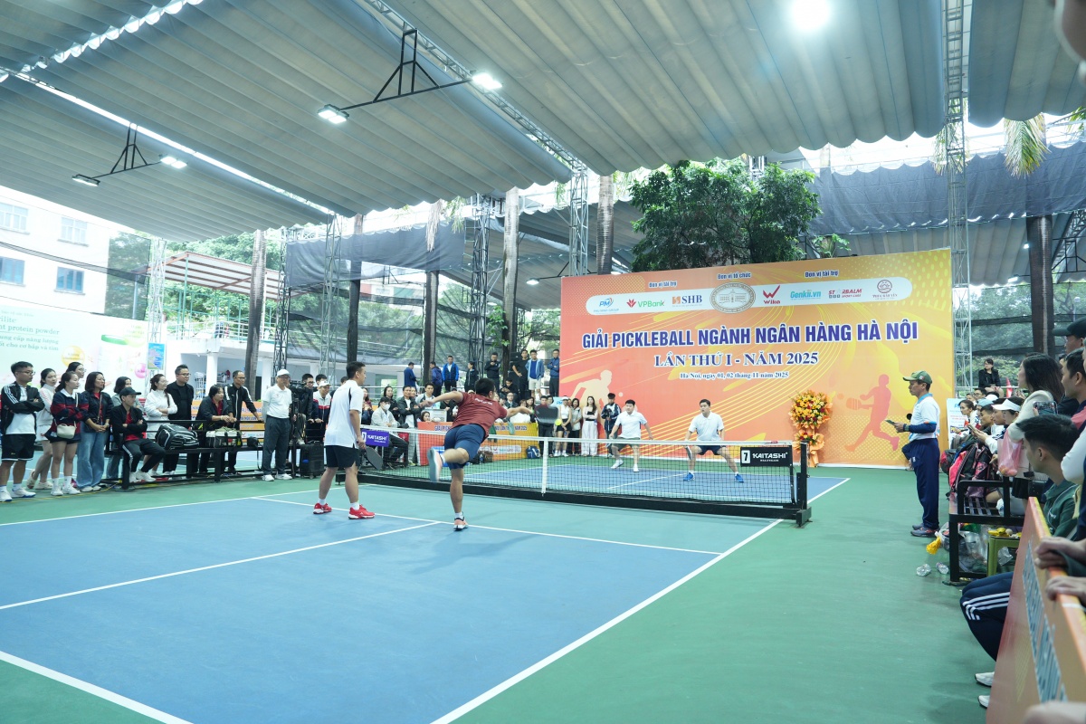 Giải Pickleball ngành Ngân hàng Hà Nội lần thứ I - năm 2025: Lan tỏa tinh thần thể thao đoàn kết
