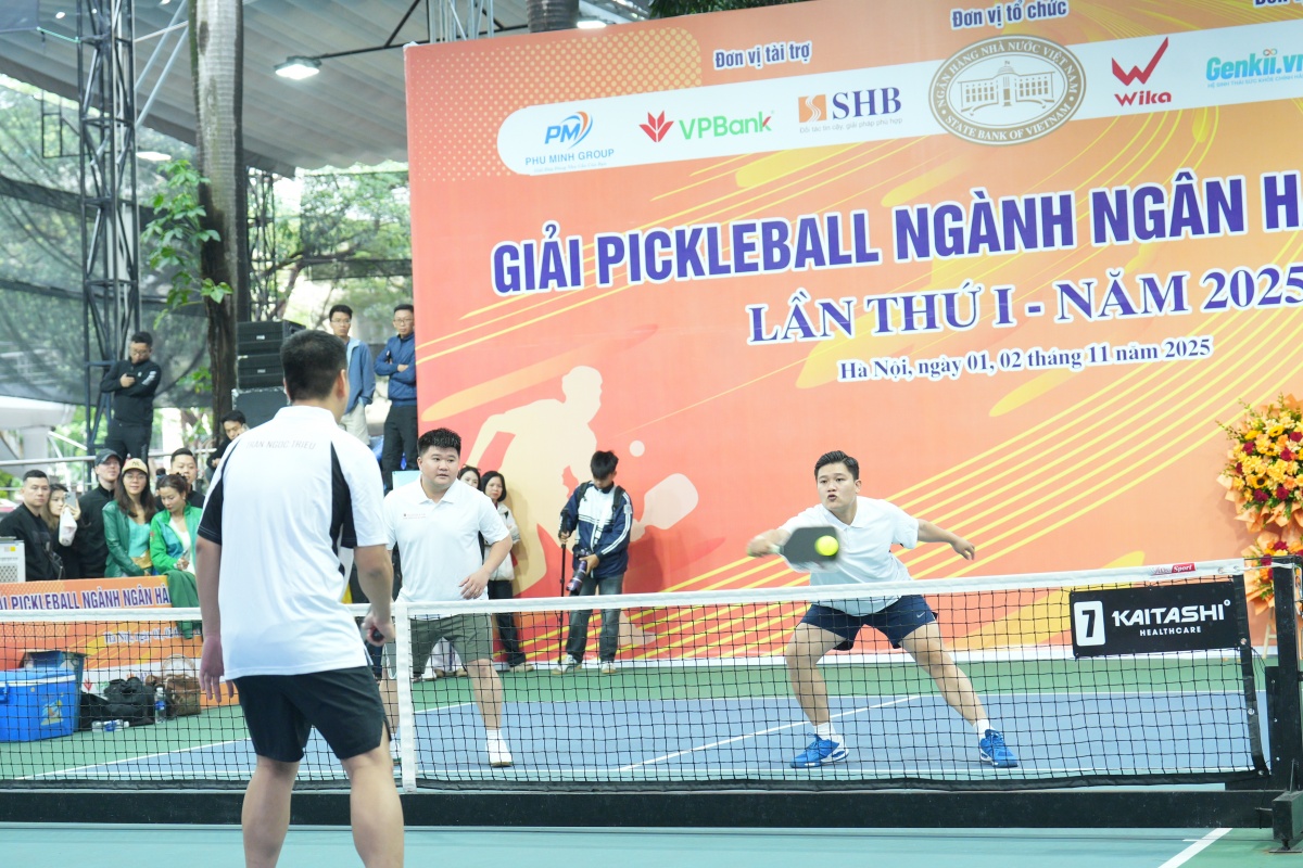 Giải Pickleball ngành Ngân hàng Hà Nội lần thứ I - năm 2025: Lan tỏa tinh thần thể thao đoàn kết