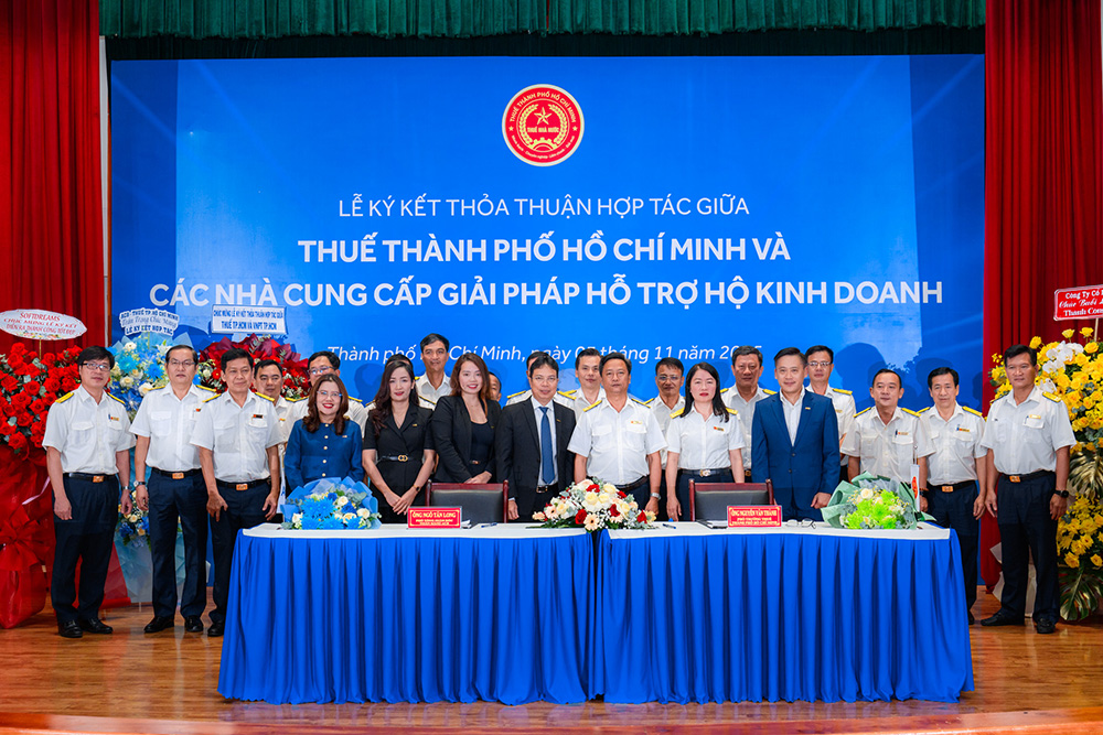 Hình ảnh lễ ký kết hợp tác giữa ACB và Thuế TP.HCM