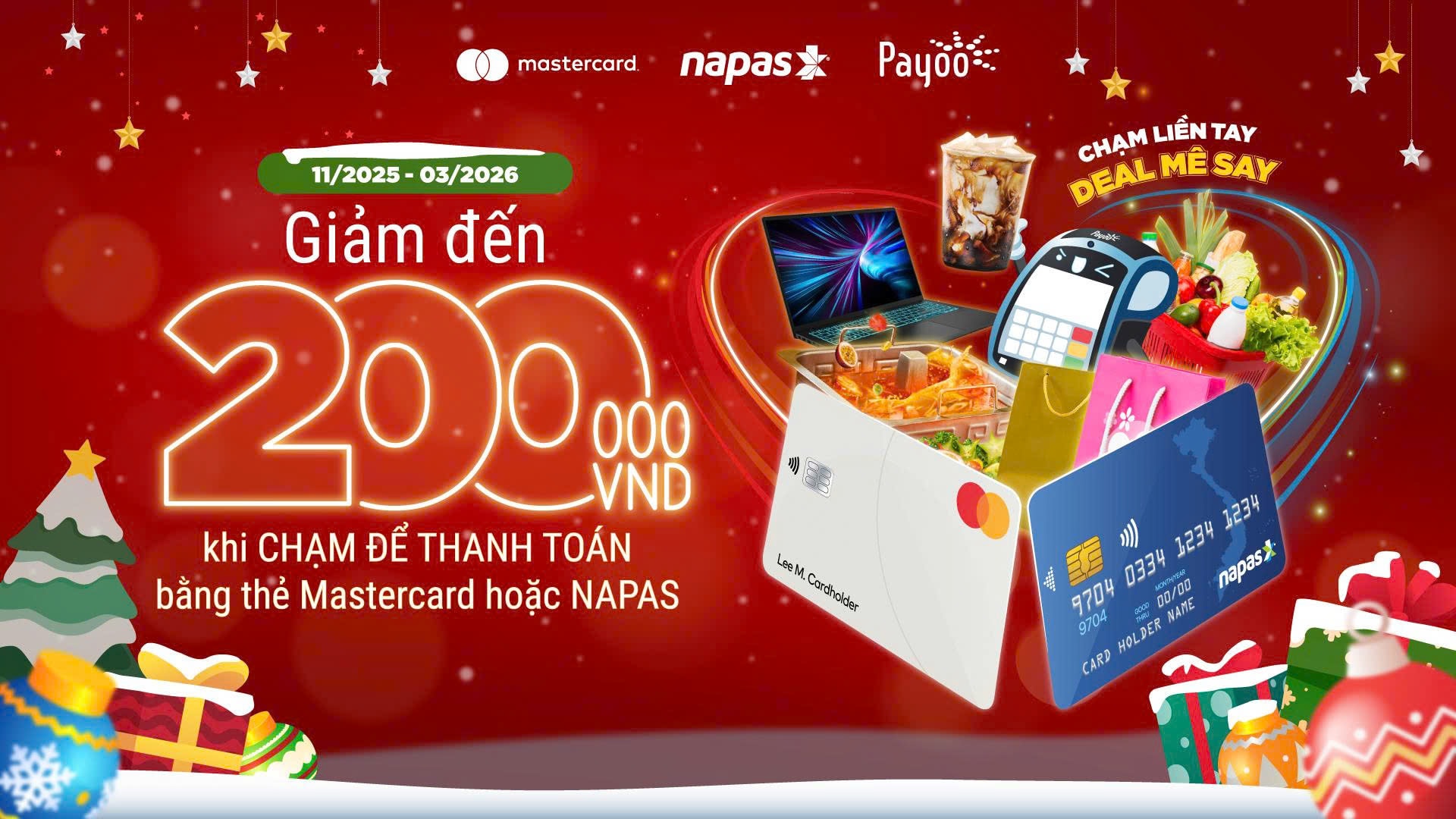 Napas, Mastercard và Payoo triển khai chiến dịch khuyến mại toàn quốc, đẩy mạnh thanh toán không tiếp xúc