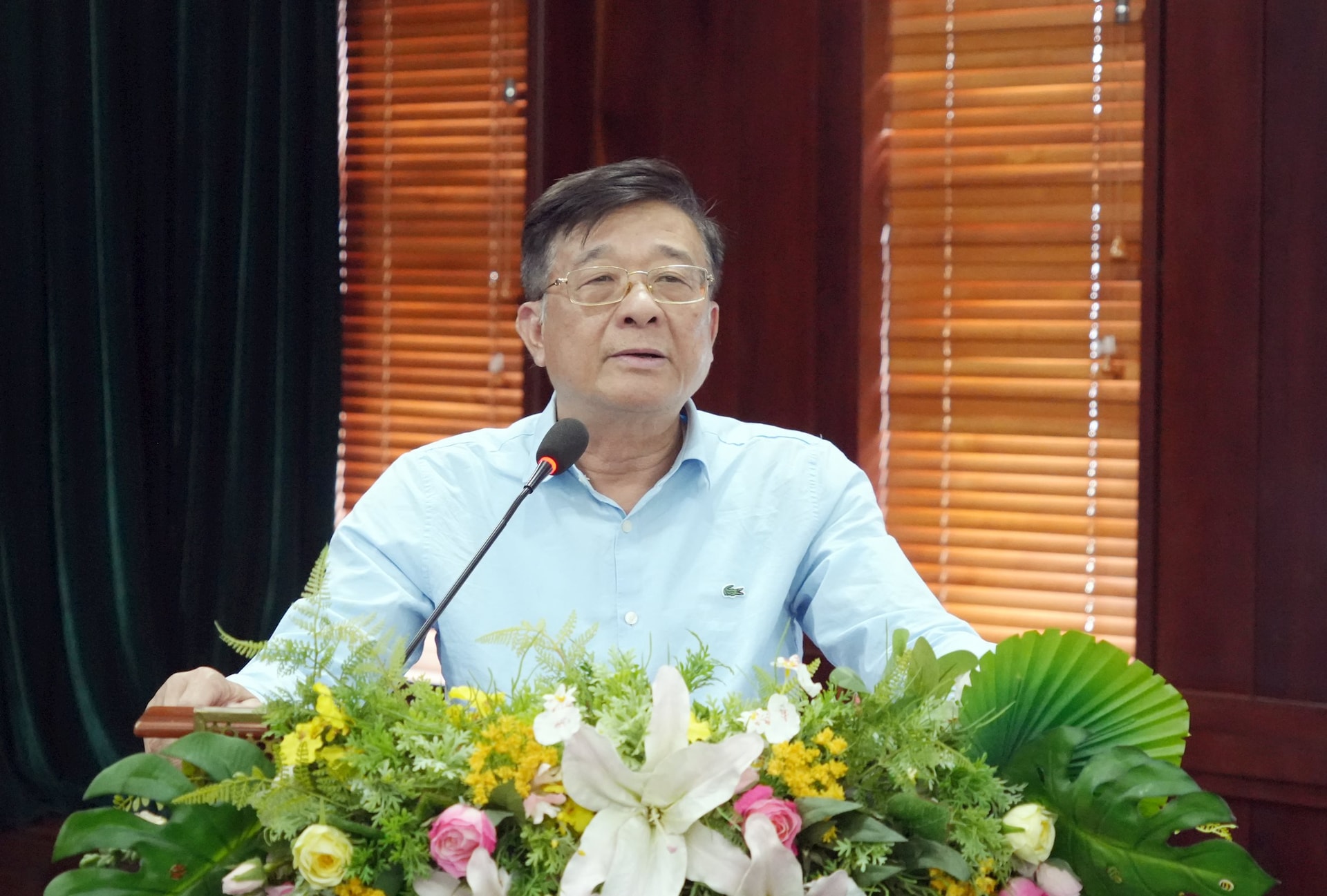 Phó Chủ tịch kiêm Tổng Thư ký Hiệp hội Ngân hàng Việt Nam Nguyễn Quốc Hùng phát biểu khai mạc Hội thảo