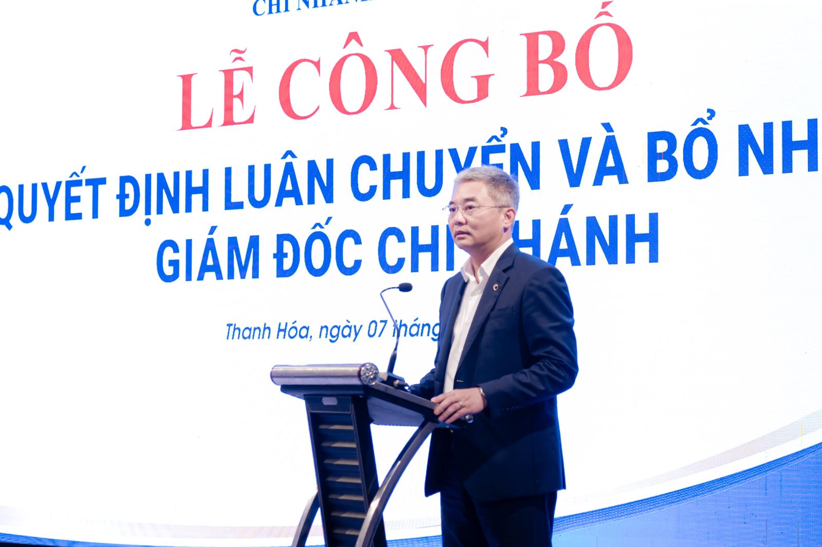 Ông Nguyễn Quốc Cường - Chủ tịch Hội đồng quản trị Co-opBank gửi lời chúc mừng Co-opBank chi nhánh Thanh Hoá đã hoàn thành xuất sắc trong thời gian qua, khẳng định vị thế đơn vị đứng đầu hệ thống.