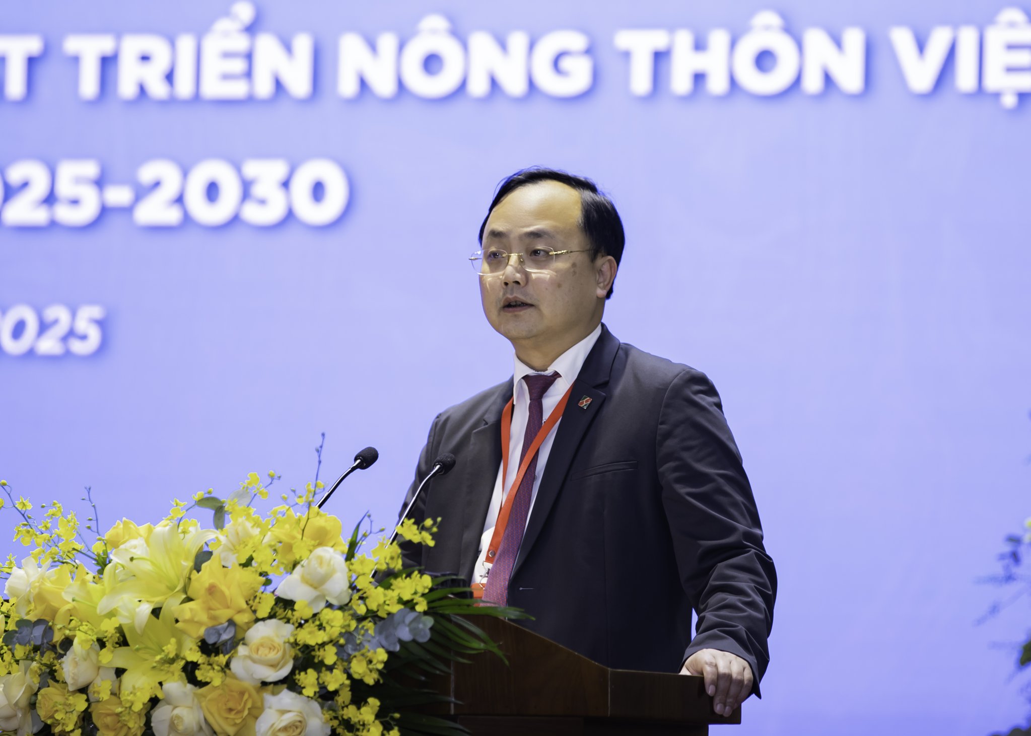 Đồng chí Tô Huy Vũ, Bí thư Đảng ủy, Chủ tịch Hội đồng thành viên đánh giá cao công tác chuẩn bị và tổ chức Đại hội của Ban Chấp hành Công đoàn Agribank