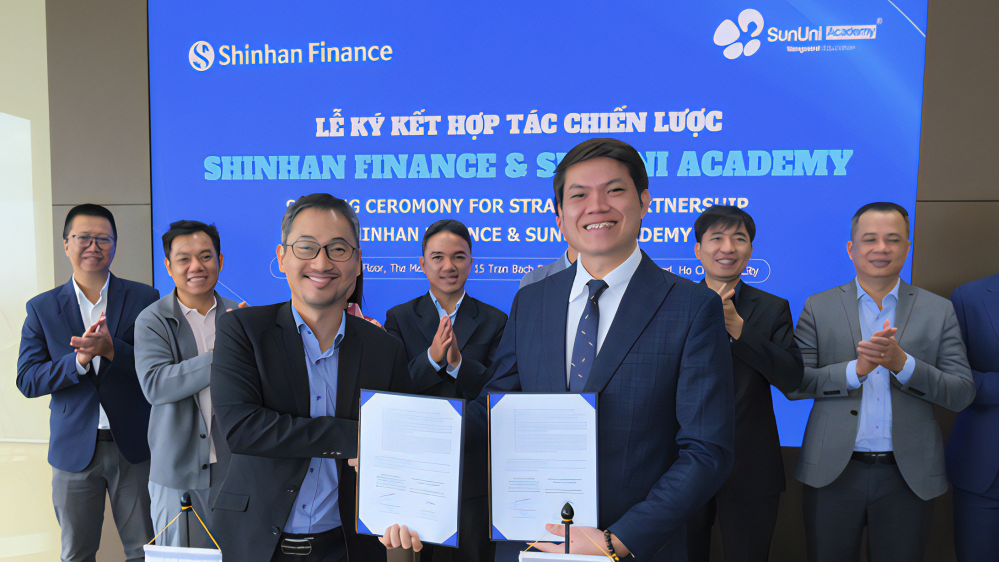 Bắt tay SunUni, Shinhan Finance bước vào hành trình hỗ trợ người Việt học tiếng Anh dễ dàng hơn