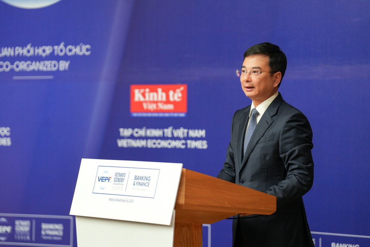 Phó Thống đốc NHNN Phạm Thanh Hà phát biểu khai mạc tại Diễn đàn.