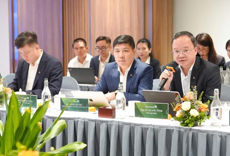 Ông Lê Quang Vinh - Tổng Giám đốc Vietcombank phát biểu chỉ đạo tại chương trìnhÔng Lê Quang Vinh - Tổng Giám đốc Vietcombank phát biểu chỉ đạo tại chương trình