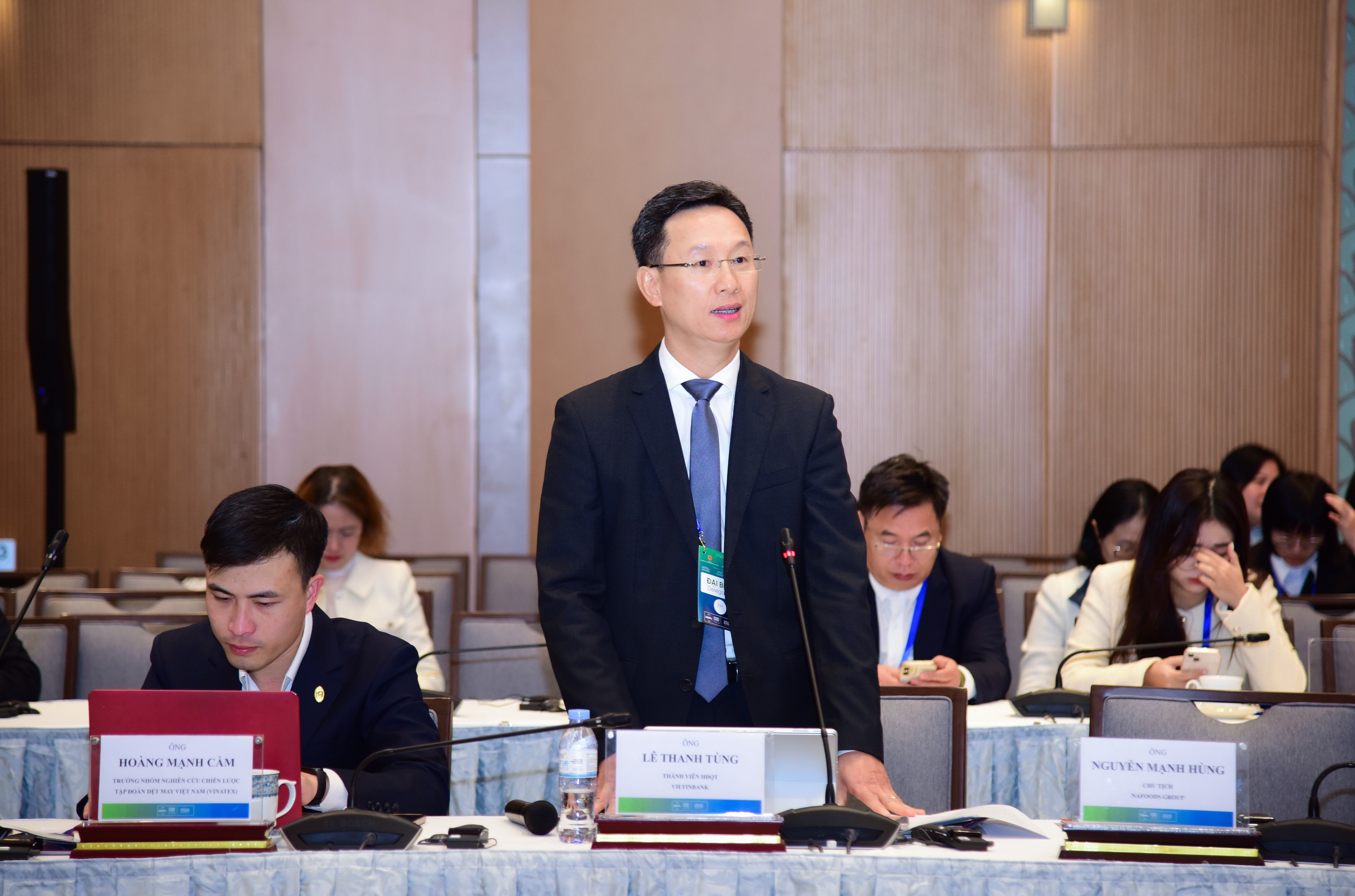 Thành viên HĐQT VietinBank Lê Thanh Tùng khẳng định: Bên cạnh chuyển đổi số, chiến lược xanh là một trong những chiến lược quan trọng của VietinBank.