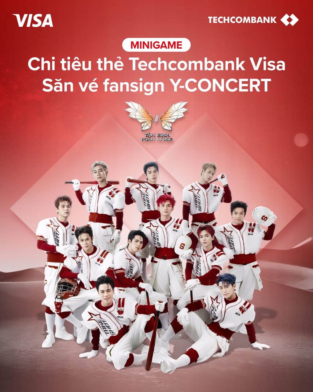 Chi tiêu thẻ Techcombank Visa săn vé fansign Y-Concert