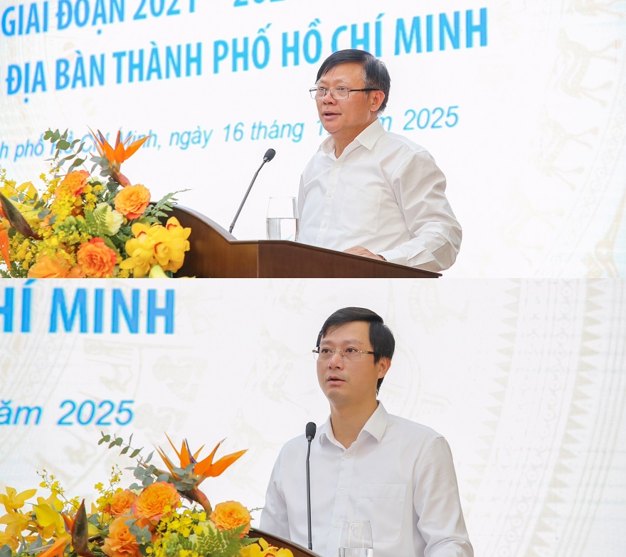 Các đồng chí trong Ban điều hành phát biểu tại buổi làm việc