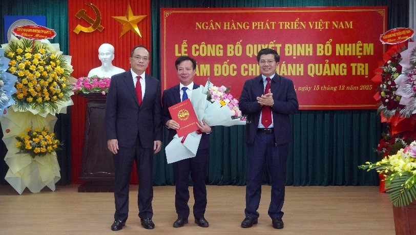 VDB bổ nhiệm Giám đốc chi nhánh Quảng Trị