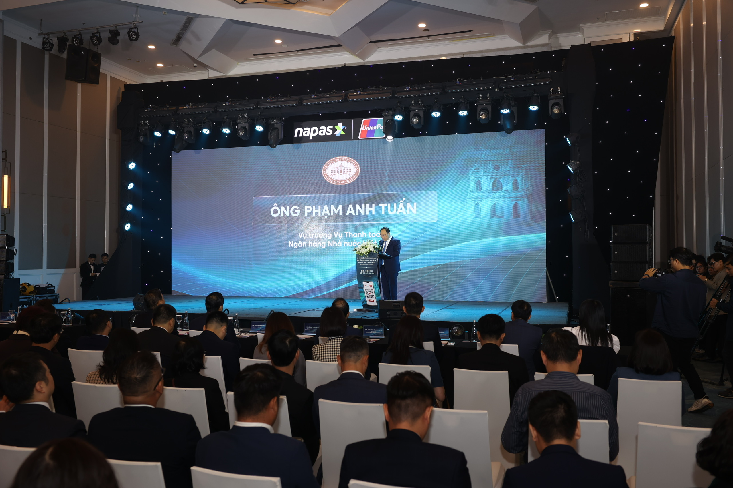 Ông Phạm Anh Tuấn phát biểu tại lễ công bố.