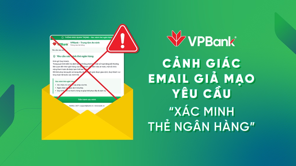 VPBank cảnh báo xuất hiện thủ đoạn lừa đảo hoàn toàn mới