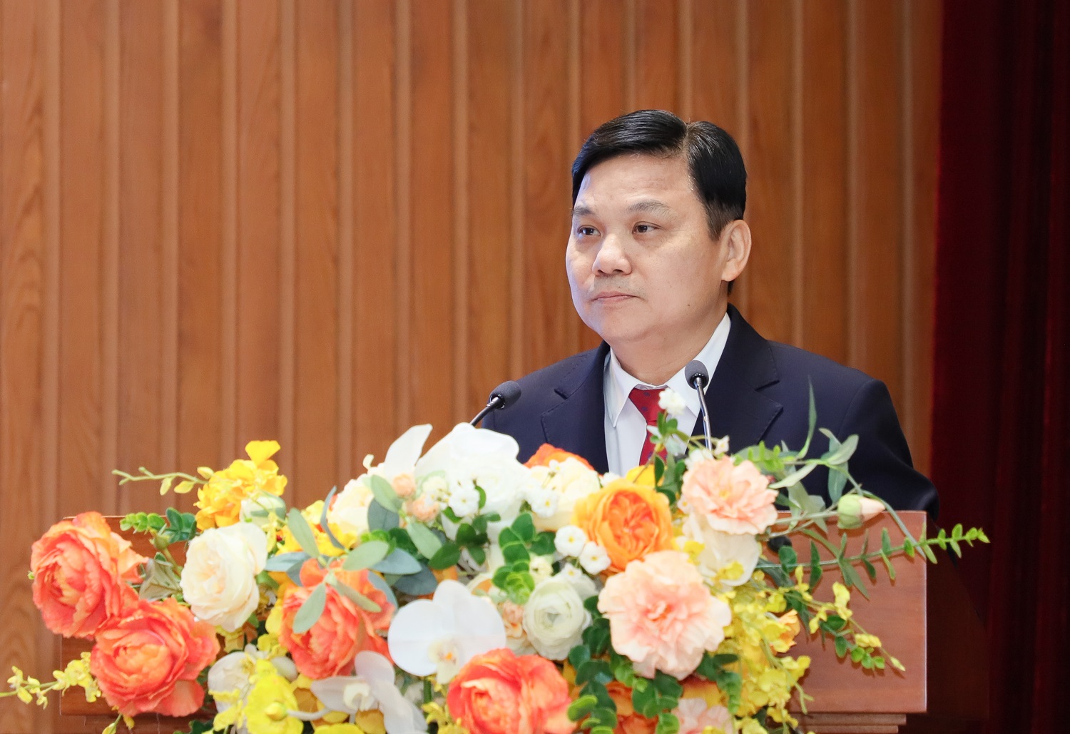 Ông Nguyễn Đình Hiển - Kiểm soát viên phụ trách chung BHTGVN phát biểu nhận nhiệm vụ