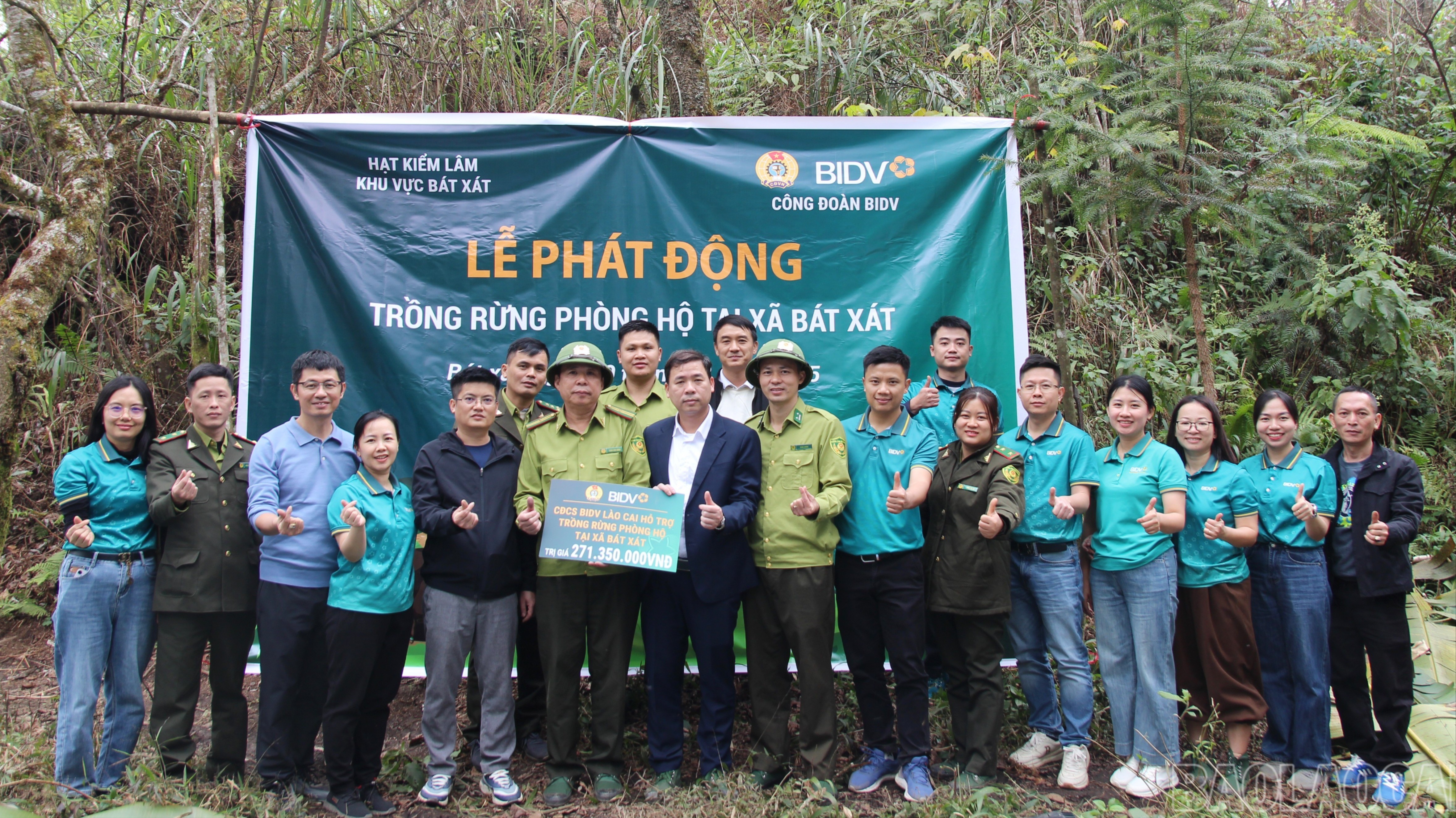 Hoạt động hưởng ứng Chương trình trồng 1 tỷ cây xanh do Thủ tướng Chính phủ phát động.