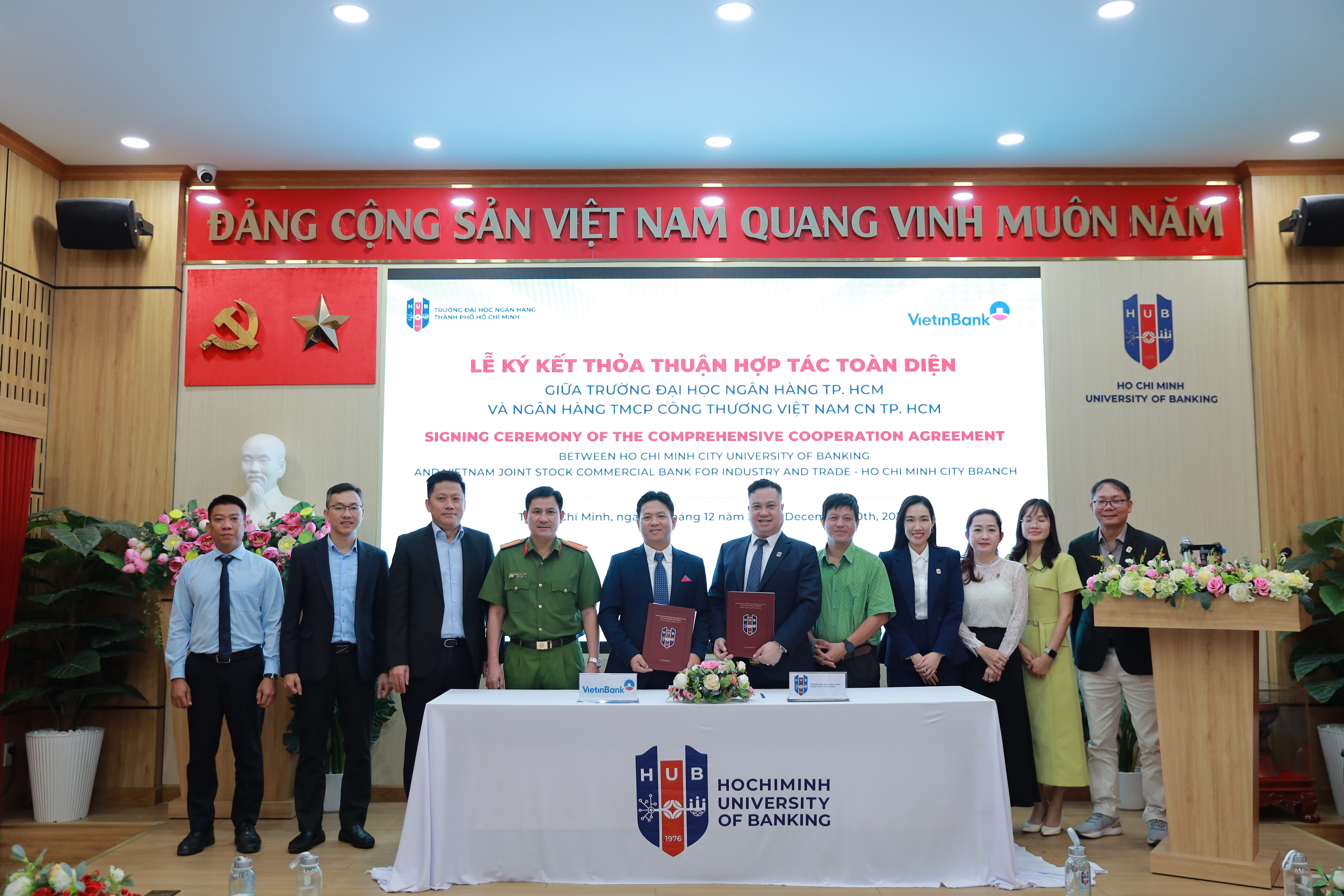 Lễ ký kết Hợp tác toàn diện giữa HUB và Vietinbank CN TPHCM