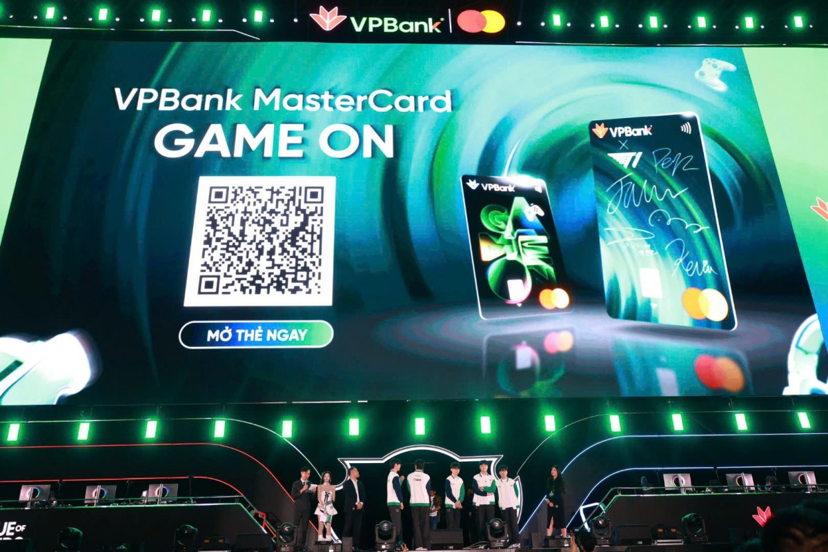 Sự kiện ra mắt thẻ VPBank GameOn Mastercard có sự chứng kiến của đội tuyển T1.