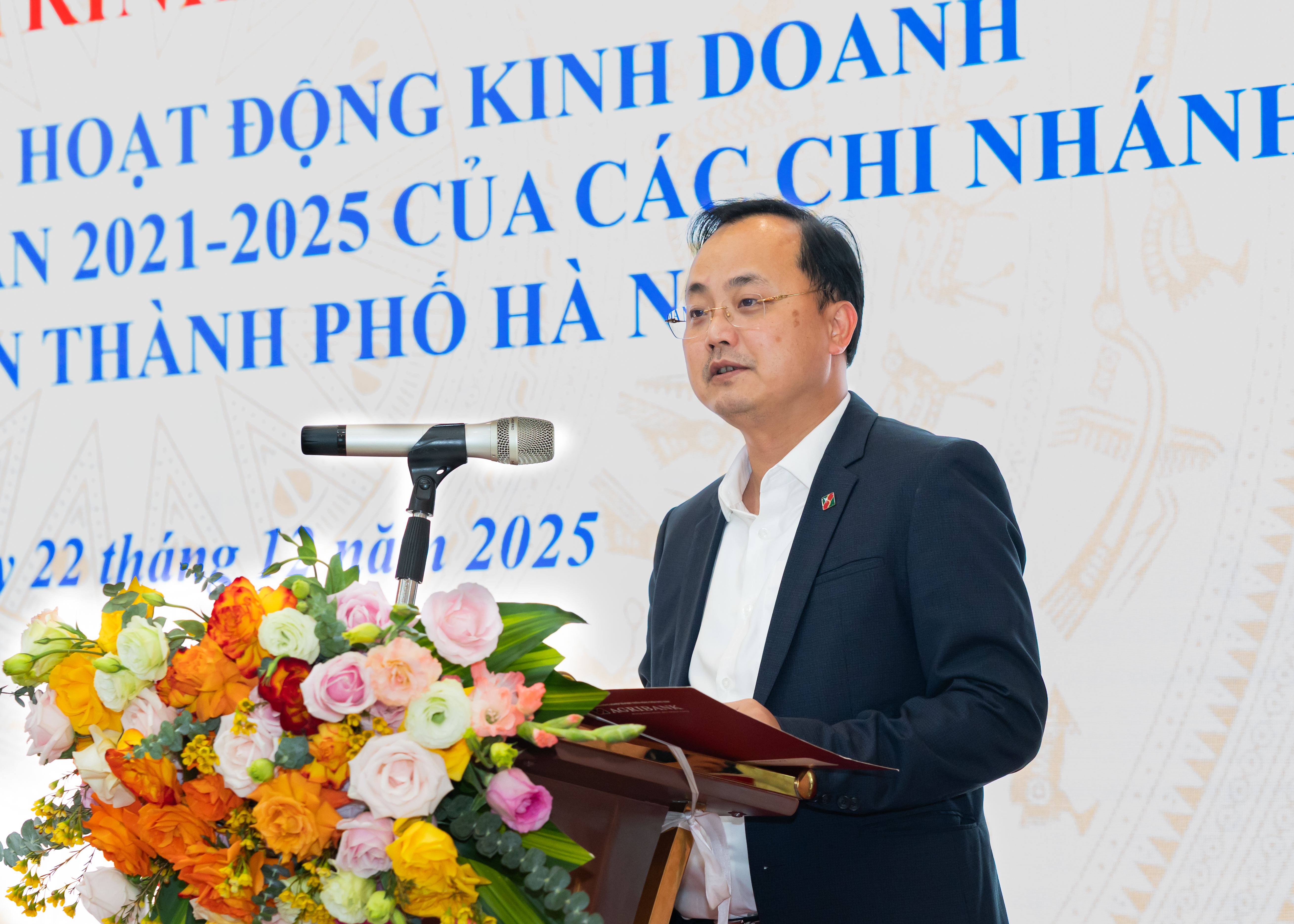 Chủ tịch HĐTV Agribank Tô Huy Vũ phát biểu khai mạc chương trình làm việc