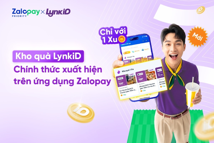 LynkiD hợp tác Zalopay: Tích hợp kho quà, mở rộng ưu đãi đa nền tảng