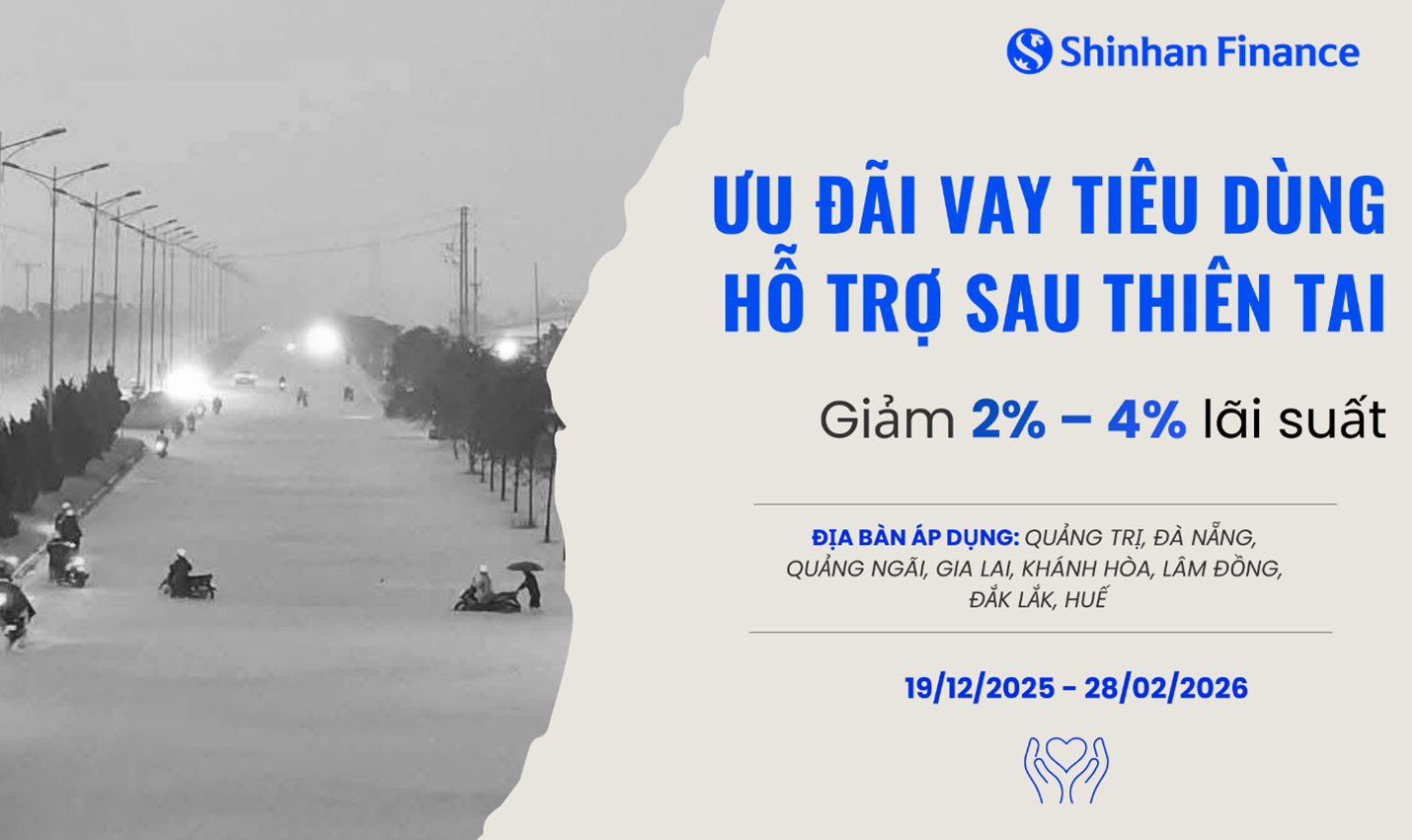 Shinhan Finance chung tay cùng cộng đồng khắc phục hậu quả sau bão