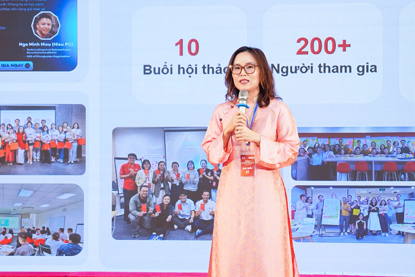 Bà Văn Thị Hồng Hạnh, Giám đốc Nhân sự Home Credit chia sẻ tại diễn đàn