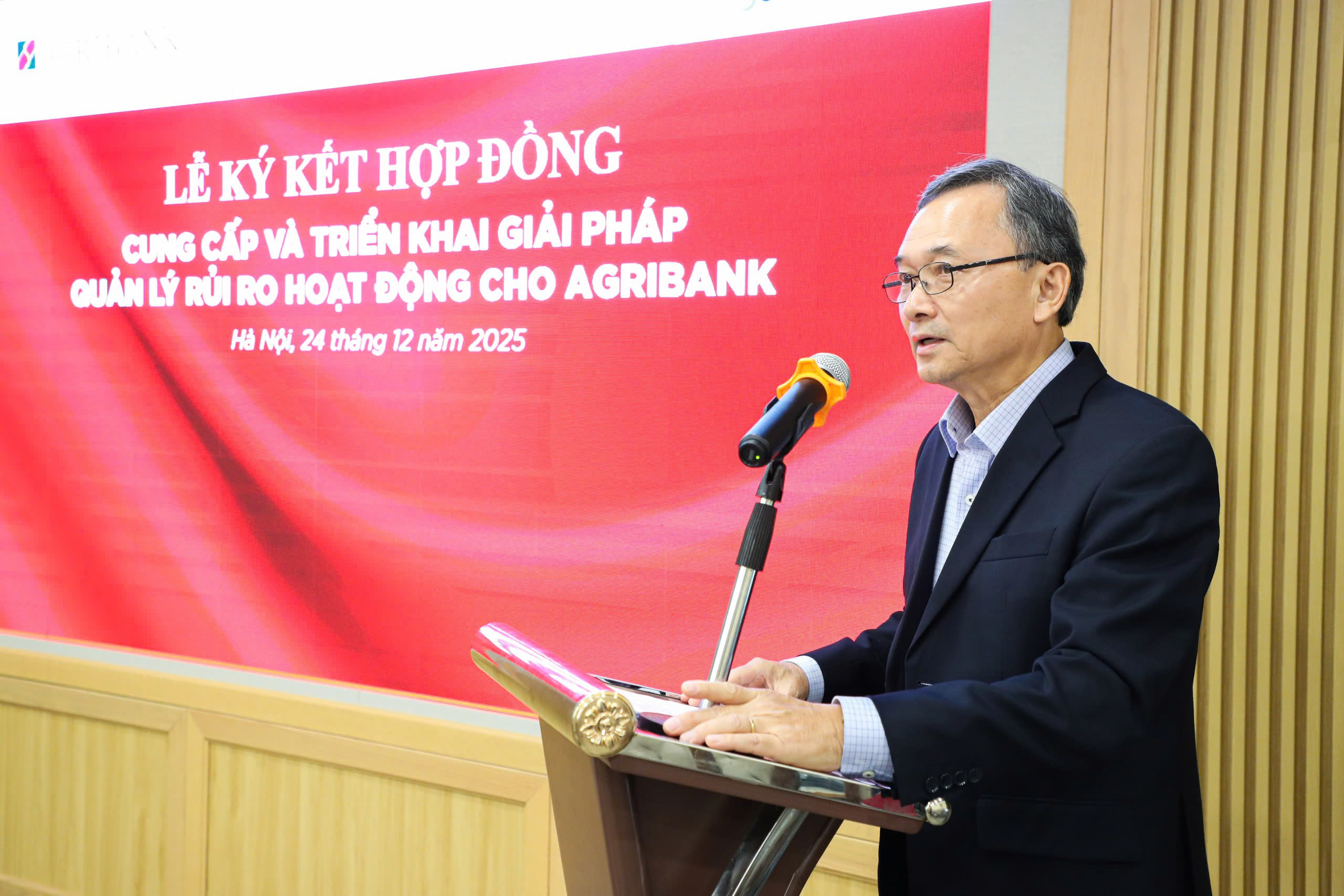 Ông Ngô Vi Đồng - Chủ tịch Công ty Công ty Cổ phần Dịch vụ Công nghệ Tin học HPT phát biểu