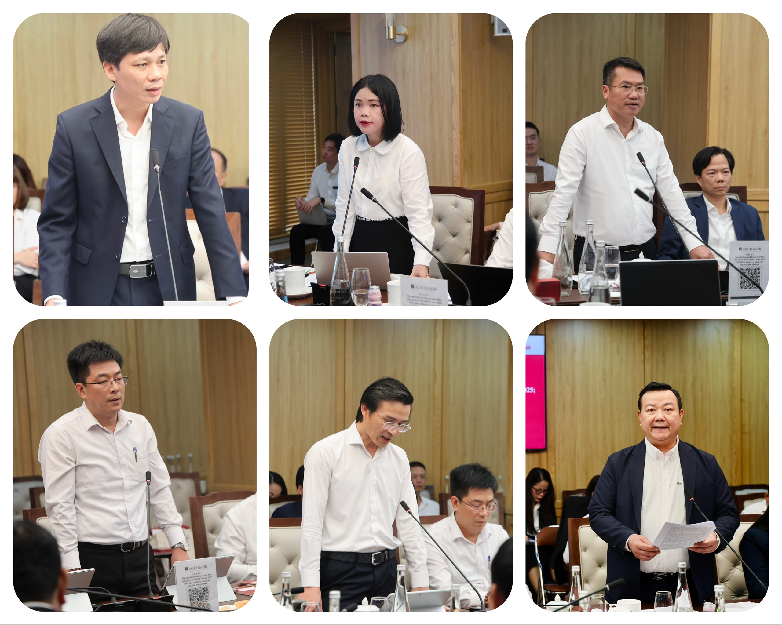 Đại diện một số Ban chuyên môn tại TSC, Văn phòng đại diện khu vực báo cáo tại Hội nghị